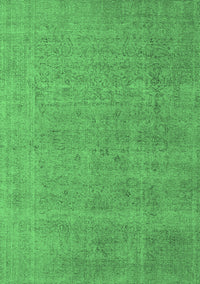 Oriental Emerald Green Industrial Rug, urb1705emgrn