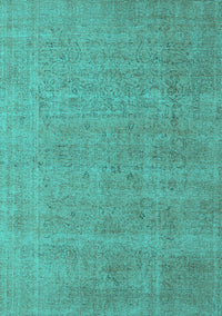 Oriental Turquoise Industrial Rug, urb1705turq