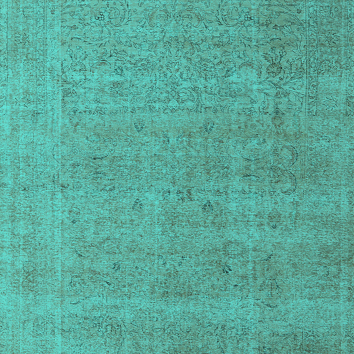 Oriental Turquoise Industrial Rug, urb1705turq