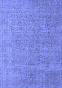 Oriental Blue Industrial Rug, urb1705blu