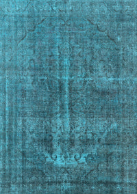 Oriental Light Blue Industrial Rug, urb1706lblu