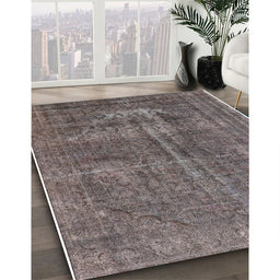 Machine Washable Industrial Modern Gunmetal Gray Rug in a Family Room, wshurb1706