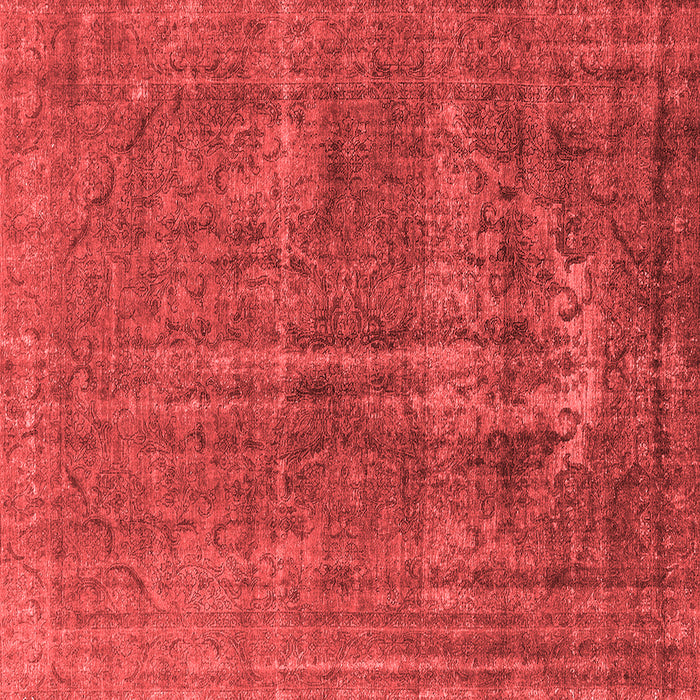 Machine Washable Oriental Red Industrial Rug, wshurb1706red