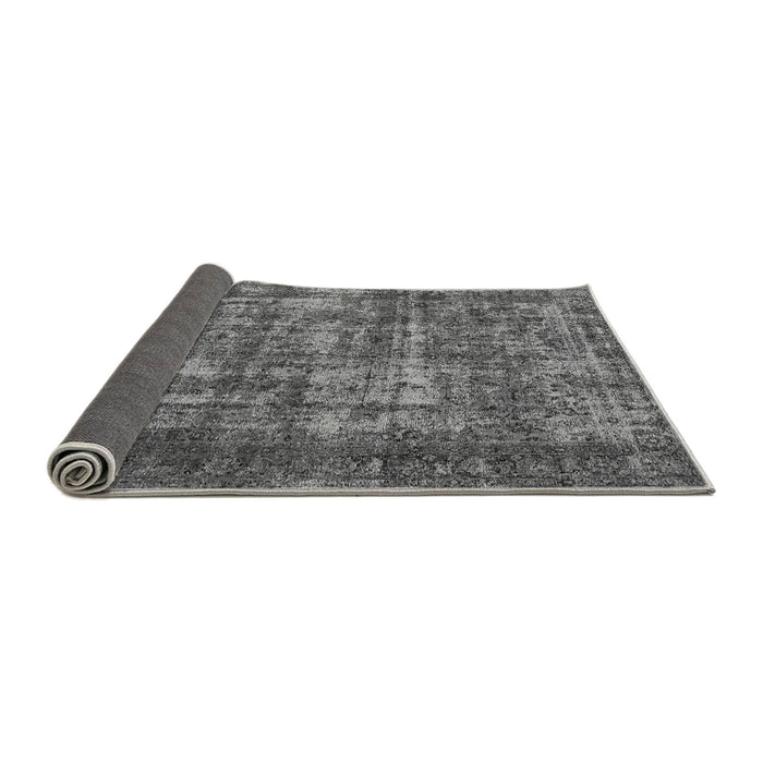 Sideview of Oriental Gray Industrial Rug, urb1707gry