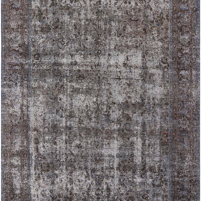 Machine Washable Industrial Modern Purple Rug, wshurb1707