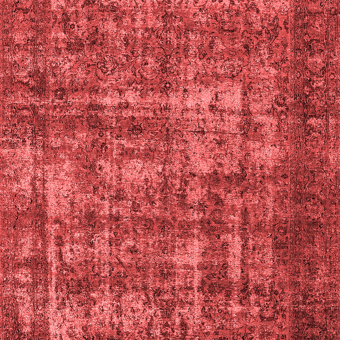 Machine Washable Oriental Red Industrial Rug, wshurb1707red