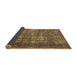 Sideview of Oriental Brown Industrial Rug, urb1707brn