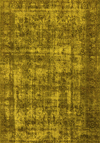 Oriental Yellow Industrial Rug, urb1707yw