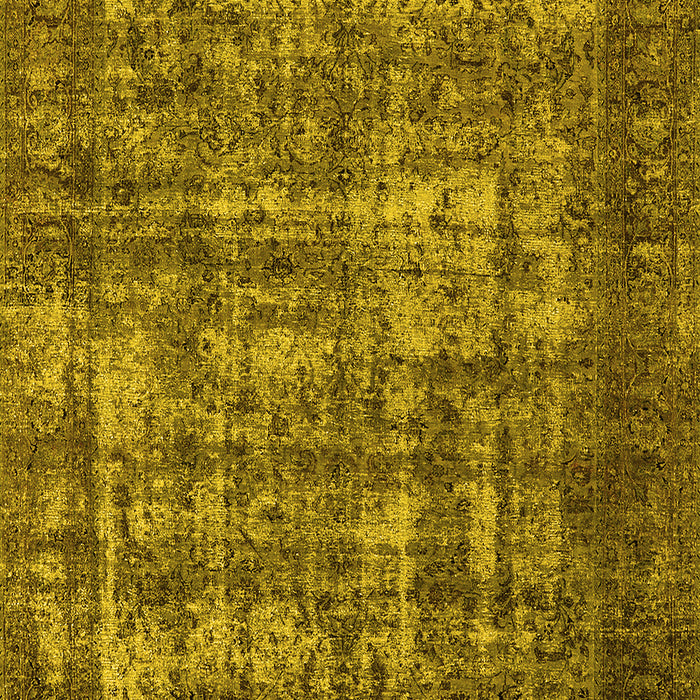 Oriental Yellow Industrial Rug, urb1707yw