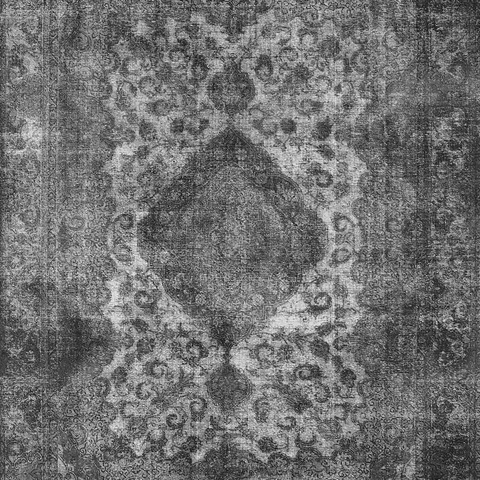 Machine Washable Oriental Gray Industrial Rug, wshurb1708gry