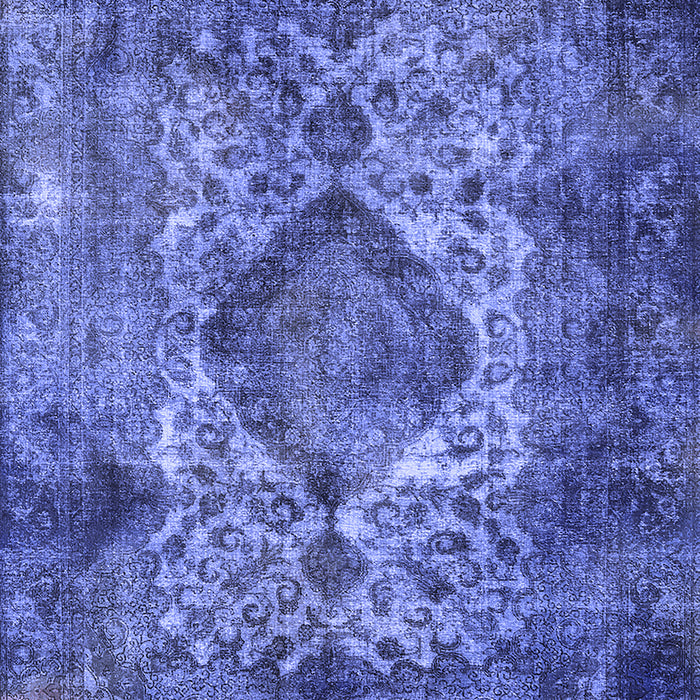 Oriental Blue Industrial Rug, urb1708blu