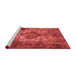 Industrial Red Washable Rugs