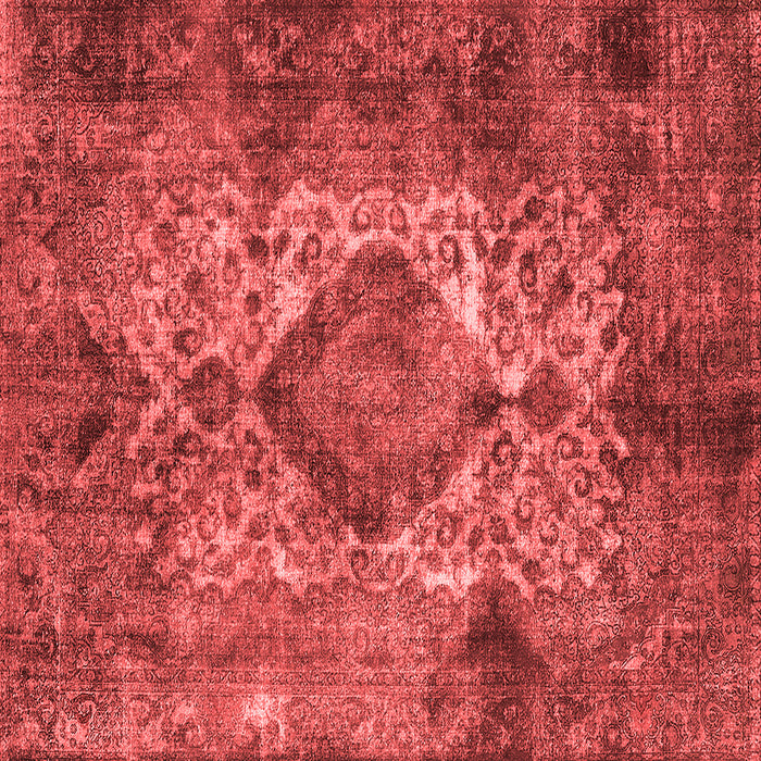 Machine Washable Oriental Red Industrial Rug, wshurb1708red