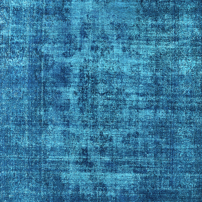 Machine Washable Oriental Light Blue Industrial Rug, wshurb1709lblu