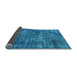 Sideview of Oriental Light Blue Industrial Rug, urb1709lblu