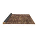 Sideview of Oriental Brown Industrial Rug, urb1709brn