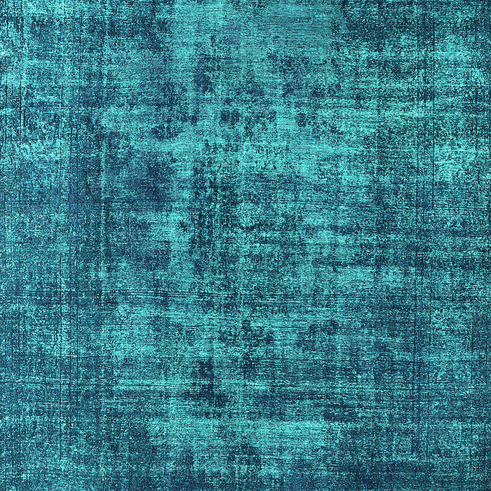 Machine Washable Oriental Turquoise Industrial Area Rugs, wshurb1709turq