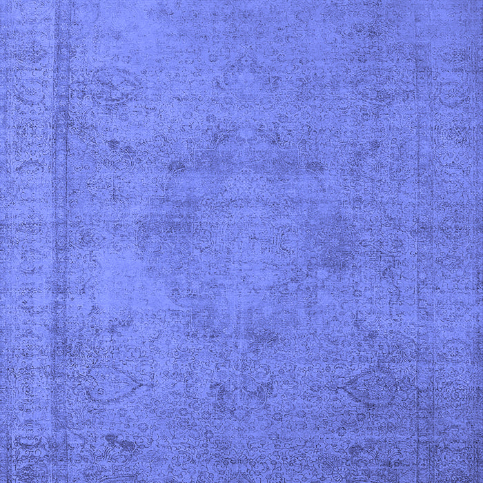Machine Washable Oriental Blue Industrial Rug, wshurb1710blu