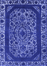 Oriental Blue Industrial Rug, urb1711blu