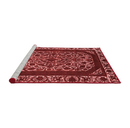 Industrial Red Washable Rugs
