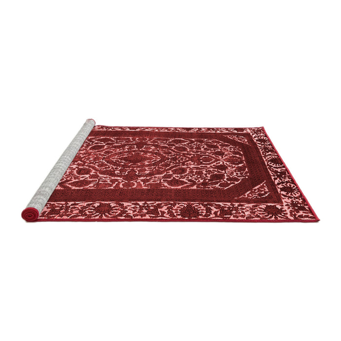 Industrial Red Washable Rugs