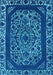 Oriental Light Blue Industrial Rug, urb1711lblu