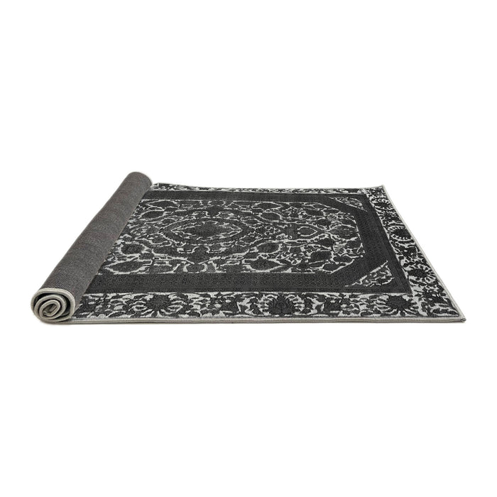 Sideview of Oriental Gray Industrial Rug, urb1711gry