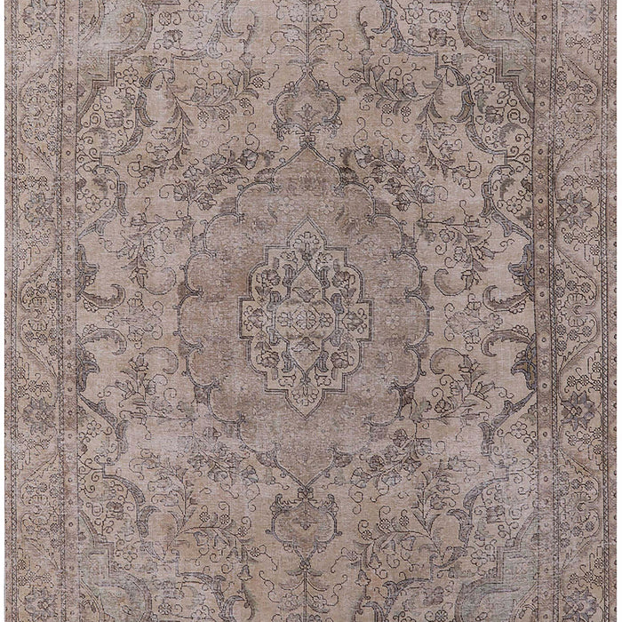 Mid-Century Modern Puce Purple Oriental Rug, urb1712