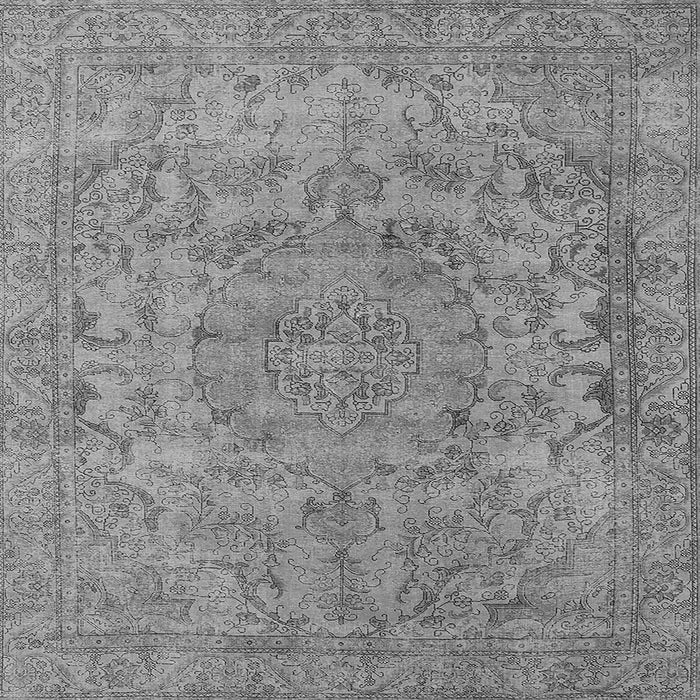 Square Oriental Gray Industrial Rug, urb1712gry