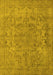 Oriental Yellow Industrial Rug, urb1712yw