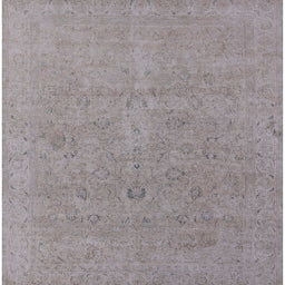 Square Machine Washable Industrial Modern Dark Gray Rug, wshurb1713