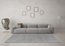 Machine Washable Oriental Gray Industrial Rug in a Living Room,, wshurb1713gry