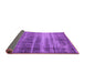 Sideview of Oriental Purple Industrial Rug, urb1714pur