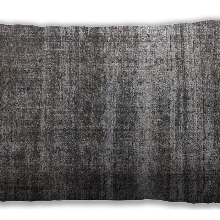 Mid-Century Modern Urban Gunmetal Gray Lumbar Throw Pillow, 13 inch by 19 inch, lburb1714