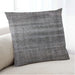 Lifestyle Image of Mid-Century Modern Urban Square Gunmetal Gray Throw Pillow, 18 inch by 18 inch, pwurb1714