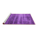 Sideview of Machine Washable Oriental Purple Industrial Area Rugs, wshurb1714pur