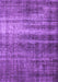 Machine Washable Oriental Purple Industrial Area Rugs, wshurb1714pur