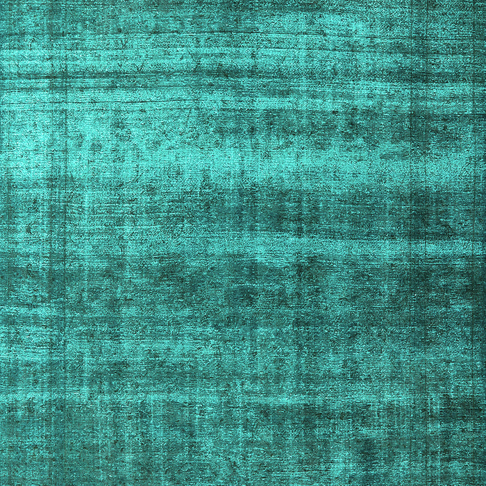Machine Washable Oriental Turquoise Industrial Area Rugs, wshurb1714turq