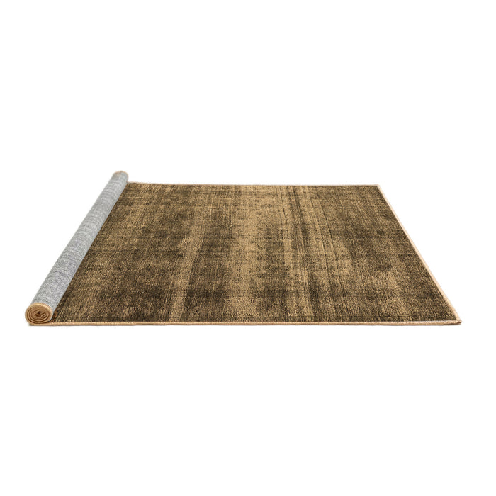Sideview of Machine Washable Oriental Brown Industrial Rug, wshurb1714brn