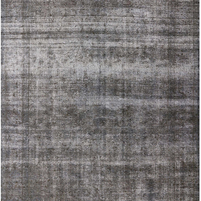 Mid-Century Modern Gunmetal Gray Oriental Rug, urb1714