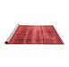 Industrial Red Washable Rugs