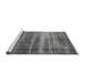 Sideview of Machine Washable Oriental Gray Industrial Rug, wshurb1714gry