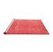 Industrial Red Washable Rugs