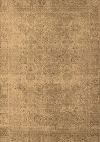 Oriental Brown Industrial Rug, urb1715brn