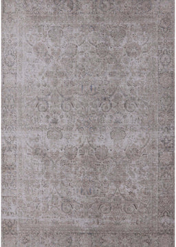 Mid-Century Modern Rose Purple Oriental Rug, urb1715