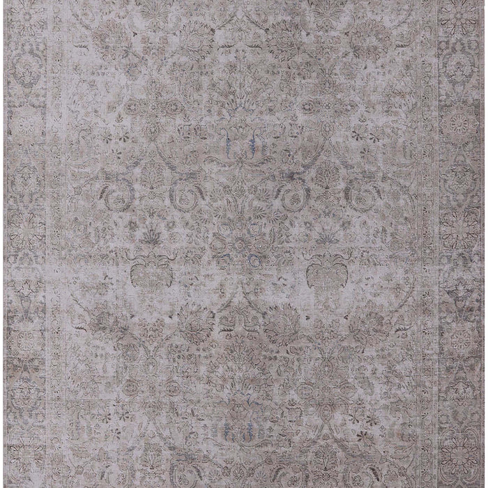 Mid-Century Modern Rose Purple Oriental Rug, urb1715