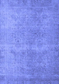 Oriental Blue Industrial Rug, urb1715blu