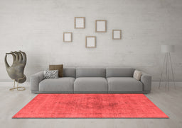 Industrial Red Washable Rugs