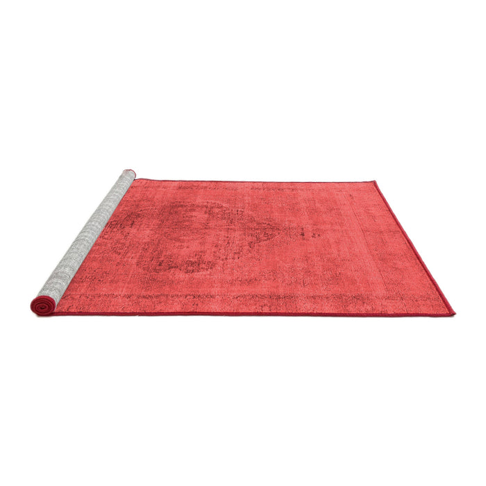 Industrial Red Washable Rugs