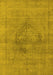 Oriental Yellow Industrial Rug, urb1716yw